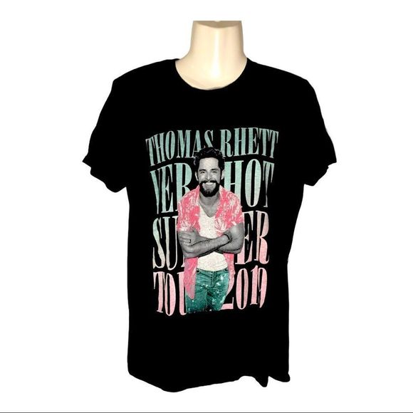 Thomas Rhett Tops Thomasrhett Vhs 29 Tour Black Tshirt Poshmark